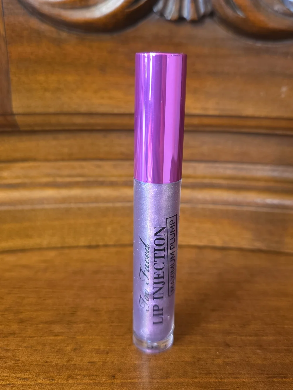 Too Faced Lip Injection Maximum Plump, Amethyst Crystal, .14oz--New